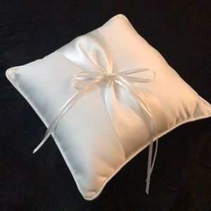 Ivory Wedding Ring Pillow